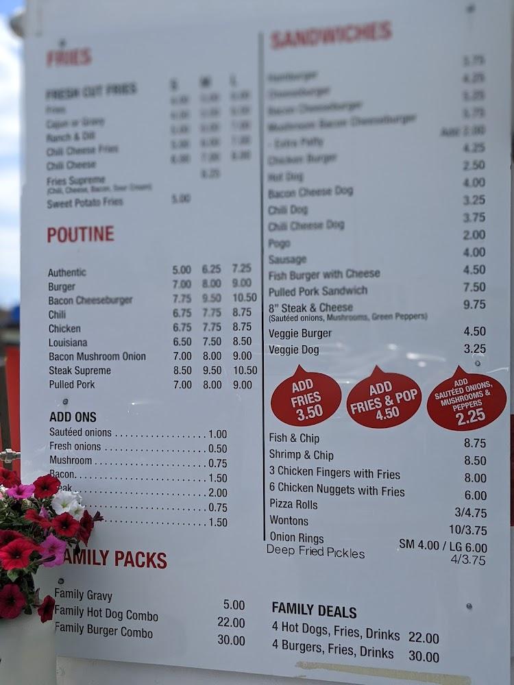 Michelle's Fries Menu image 2